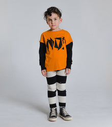Kid | Knit Leggings | Black x White