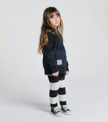 Kid | Knit Leggings | Black x White