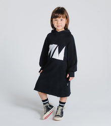 Kid | Nu Hooded Dress | Black