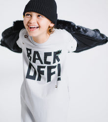 Kid | Back Off Twofer Dress | Ice Grey