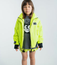 Kid | Only Human Bomber Jacket | Hot Lime