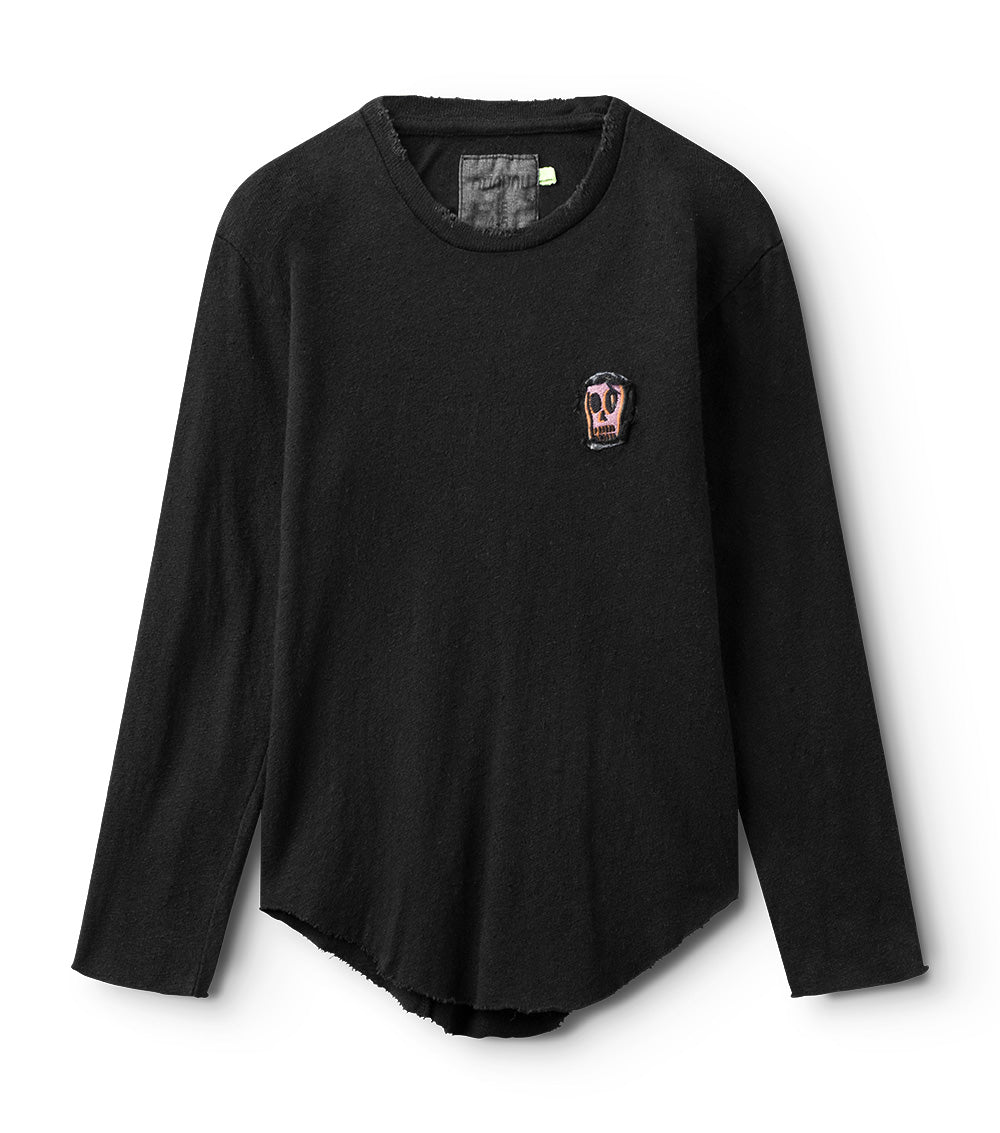 Kid | Dizzy Skull Patch Shirt | Black