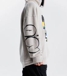 Kid | Pixel Skull Hoodie | Smokey Grey