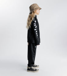 Kid | Stripey Snakes Sporty Jacket | Black