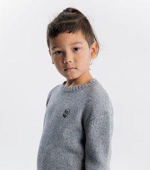 Kid | Frayed Knit | Heather Grey