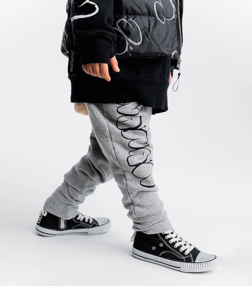 Kid | Bubbly Nununu Sweatpants | Heather Grey
