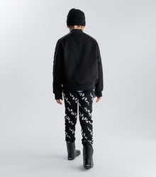 Kid | Stripey Snakes Baggy Pants | Black
