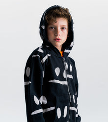 Unisex | Smirks Zip Hoodie | Black
