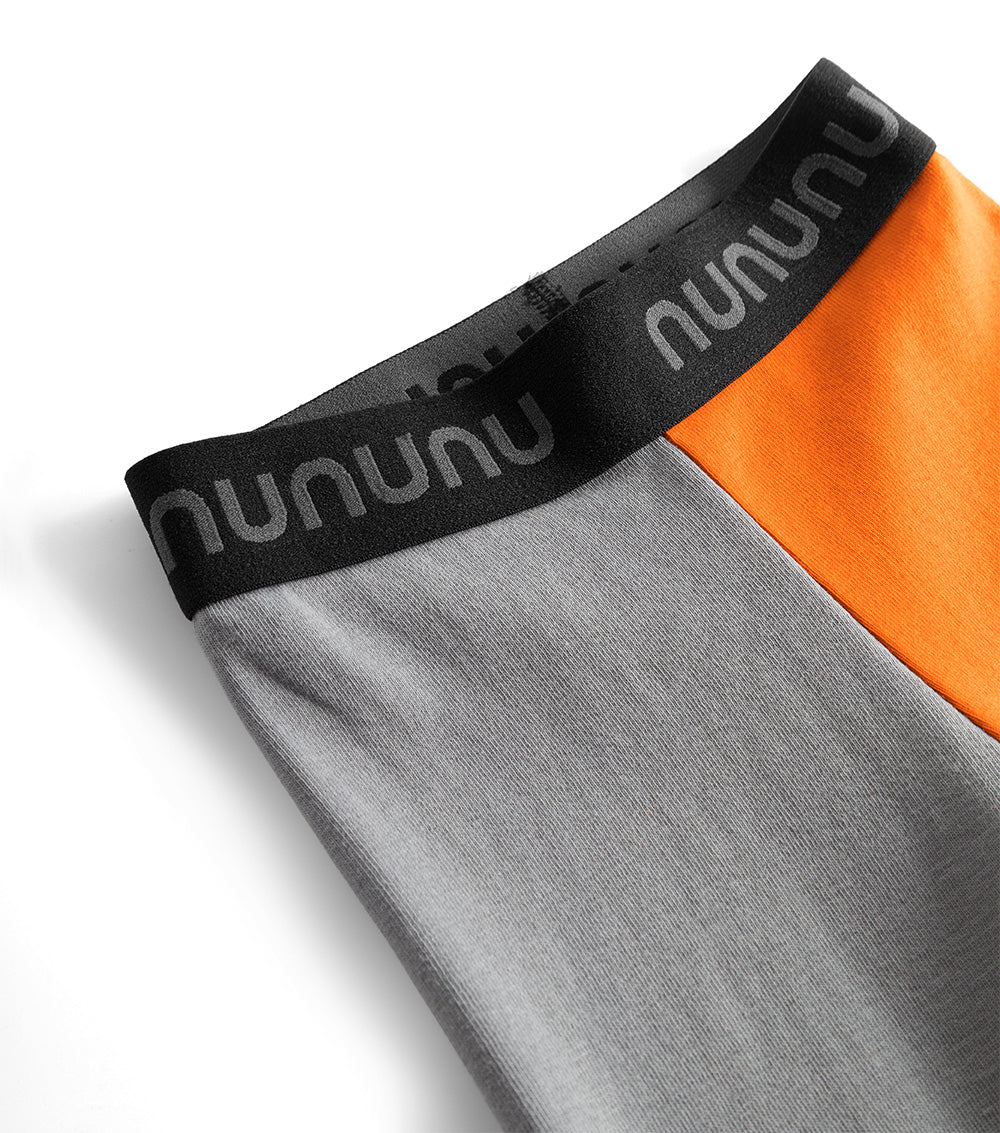 Girl | 1/2 & 1/2 Leggings | Concrete x Orange Sun