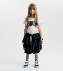 Girl | Rawk Layered Dress | Natural x Black