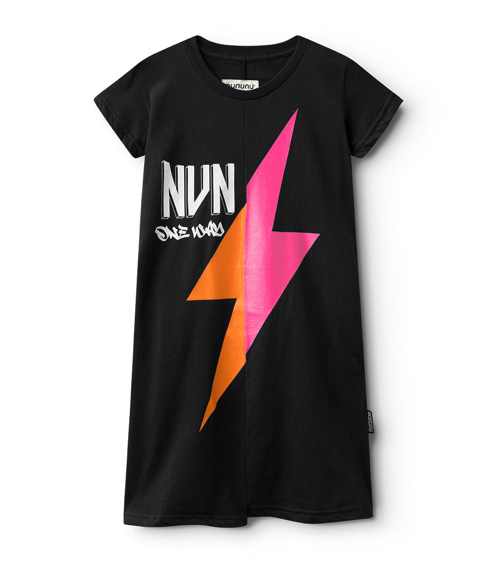 Girl | Unbalanced Rawk A Dress | Black