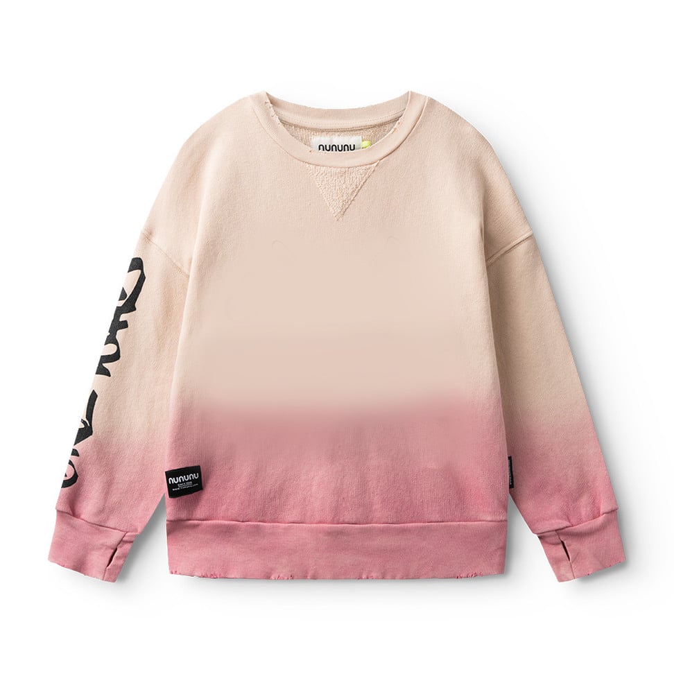 Girl | Gradient Sweatshirt | Hot Pink