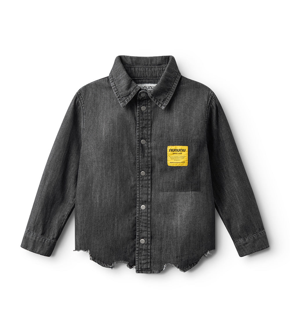 Kid | Light Denim Shirt | Black