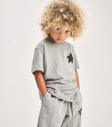 Unisex | Side Splat T-Shirt | Heather Grey