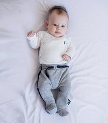 Newborn | Soft Footed Baggy Pants | Powder Pink