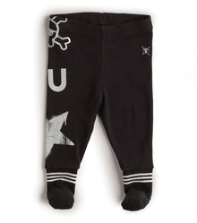 Newborn | Sock Pants | Black