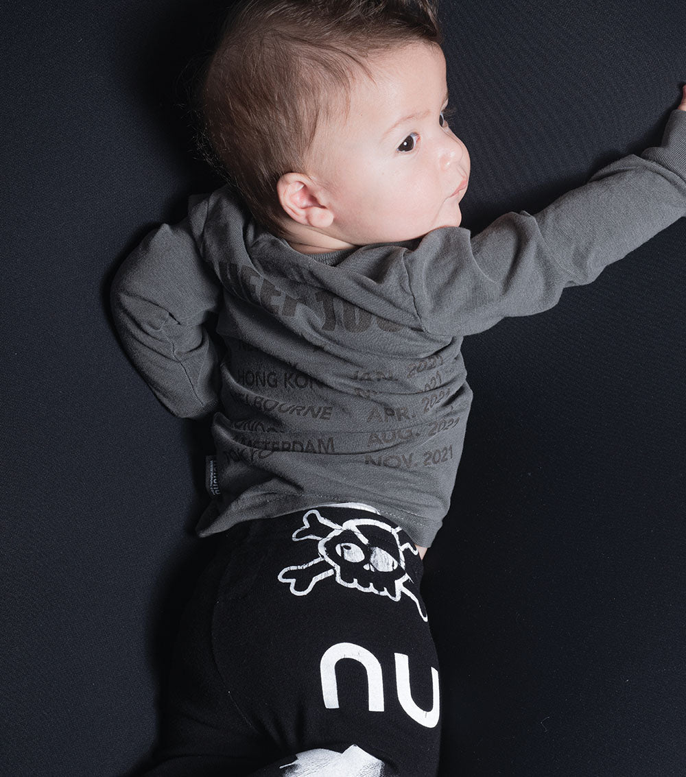 Newborn | Sock Pants | Black