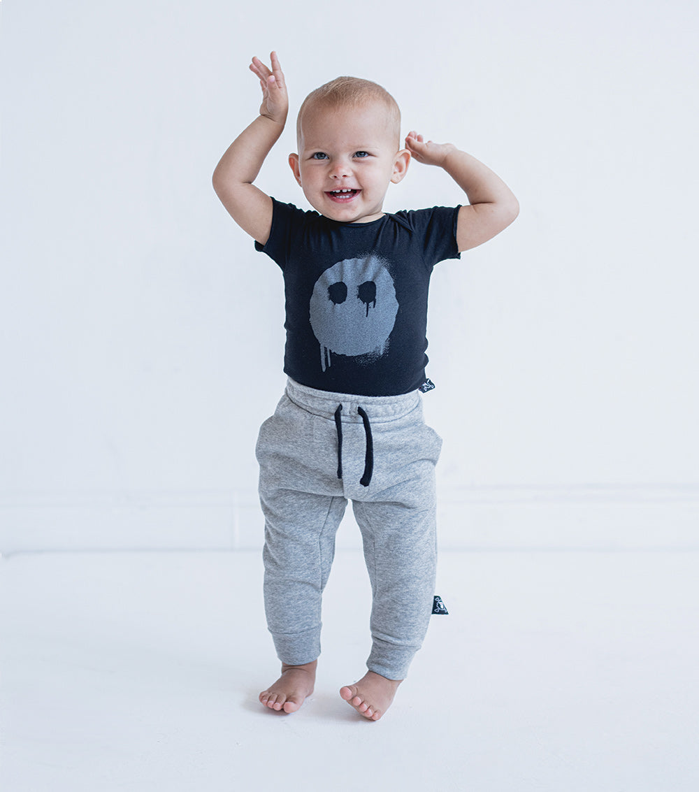 Newborn | No! Sweatpants | Heather Grey