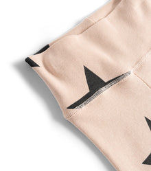 Newborn | Star Footed Leggings | Nude