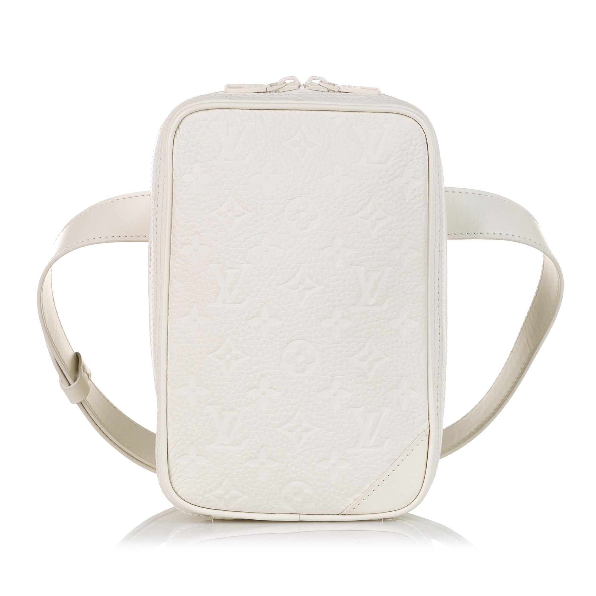 Louis Vuitton | Pre-Owned Monogram Taurillon Utility Side - I | White
