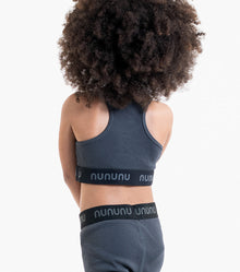 Kid | Racerback Top | Graphite