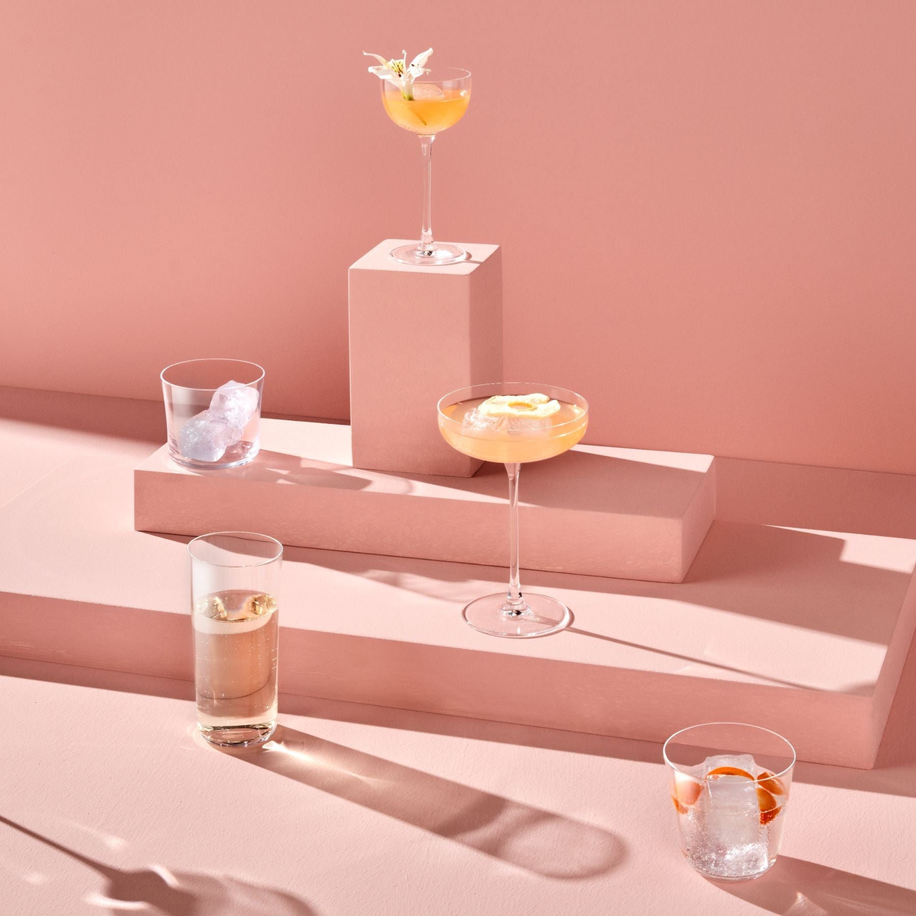 Savage Low Ball Glasses | Clear Crystal | Set of 4