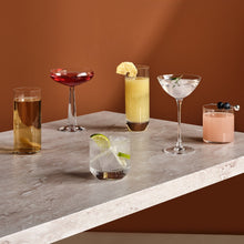 Big Top High Ball Glasses - 10 Oz | Clear Crystal | Set of 4