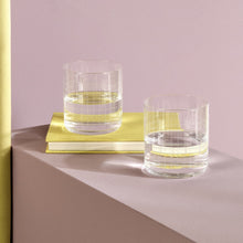 Finesse Grid Whisky Sof Glasses | Clear Crystal | Set of 4