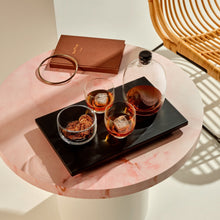 Malt Gift Set With Wooden Tray | Clear Crystal/Wood