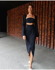 Nita Midi Dress | Black