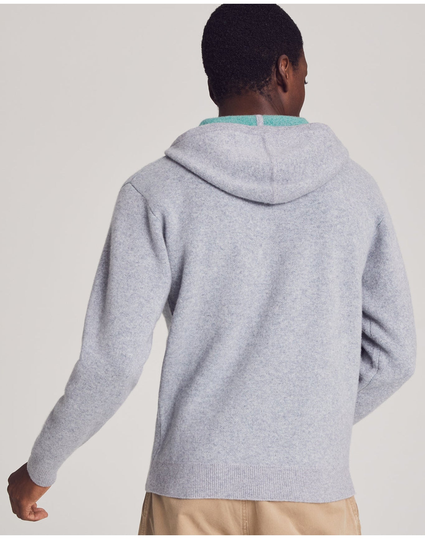 Nomad1942 | Men | Chester Thick Cashmere Hoodie | Cobblestone