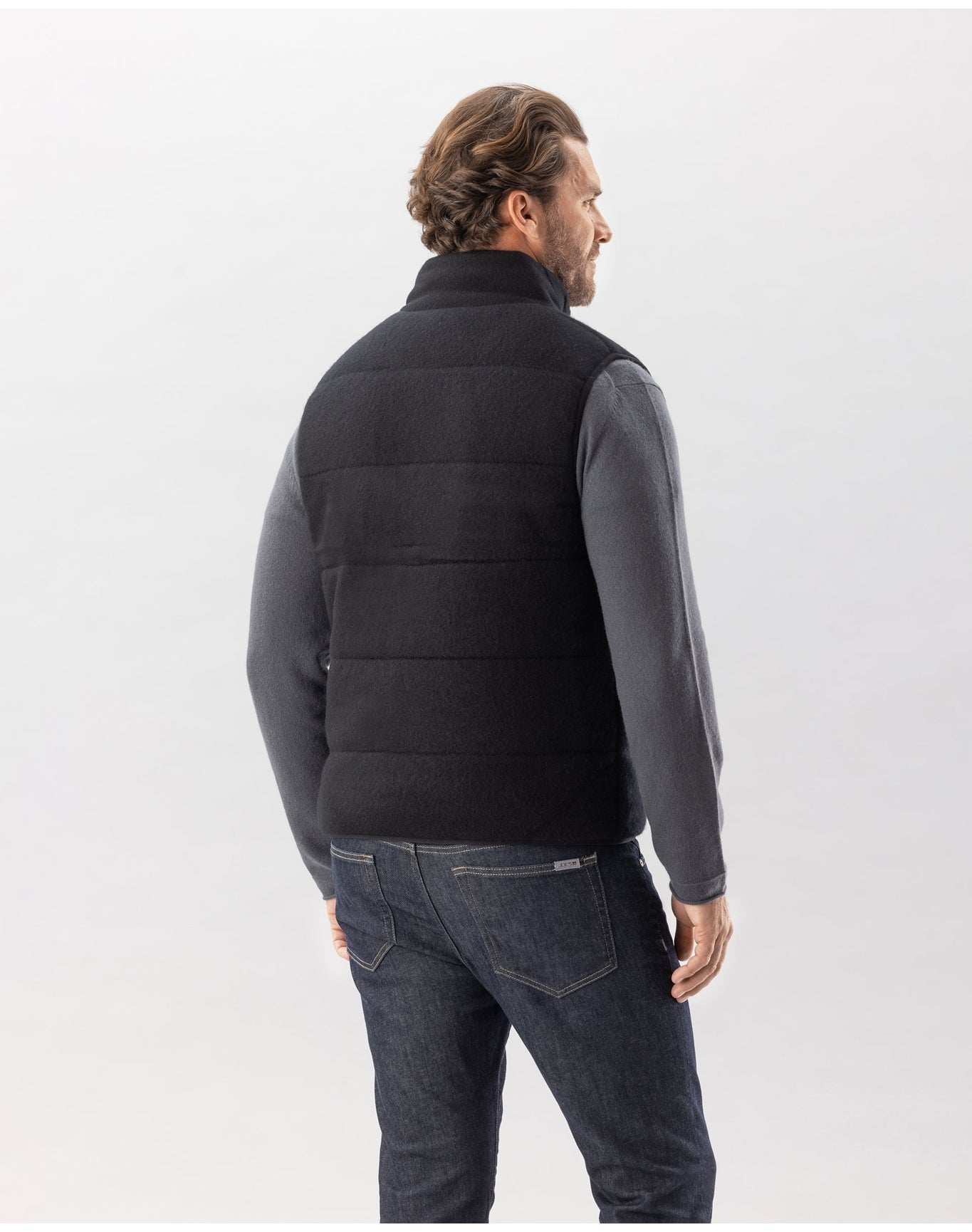 Nomad1942 | Men | Fordham Quilted Vest | Black