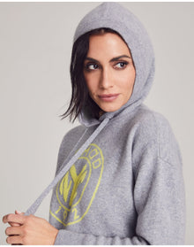 Nomad1942 | Women | Ellis Thick Cashmere Hoodie | Cobblestone