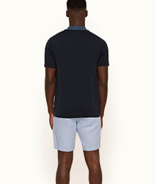 Norwich Linen Tailored Fit Linen Blend Shorts | Light Blue