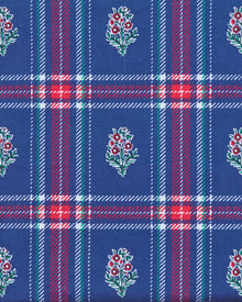 Nostalgia Plaid - Stroll Around Dress - Navy - Printfresh