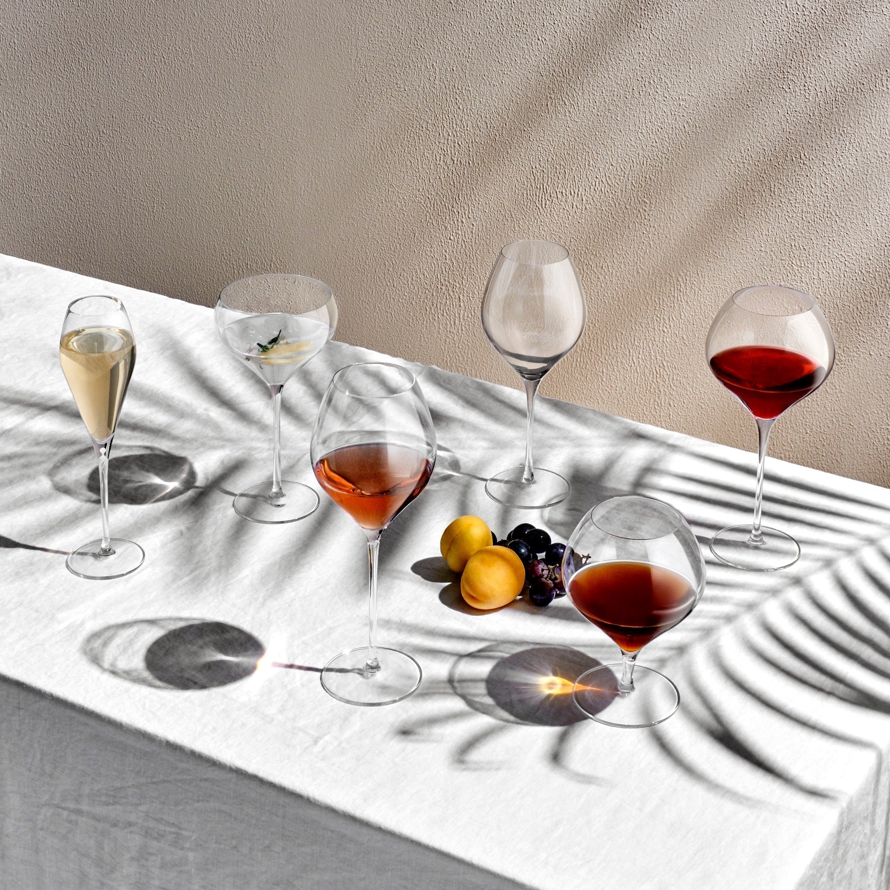 Fantasy White Wine Glasses - Tall | Clear Crystal | Set of 2