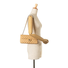 Chanel | Pre-Owned CC Lambskin East West Single Flap | Brown/Beige