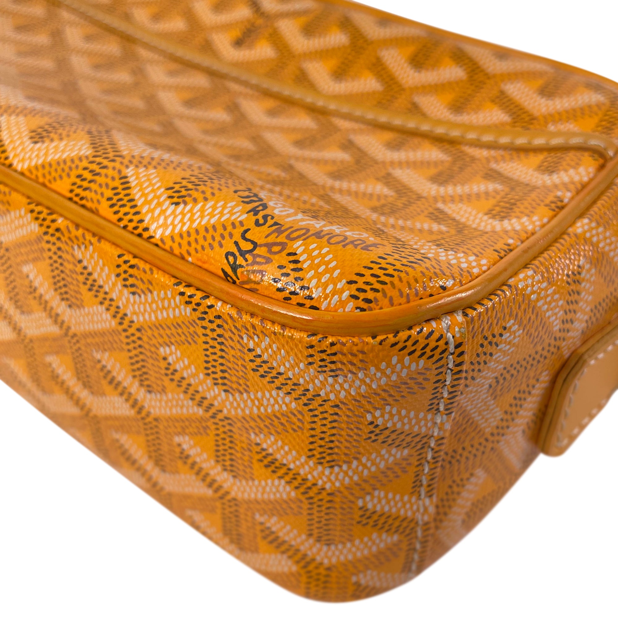 Goyard | Pre-Owned Goyardine Sac Cap Vert | Yellow