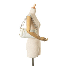 Chanel | Pre-Owned Caviar Perforated Pulley Shoulder Bag | White/Ivory