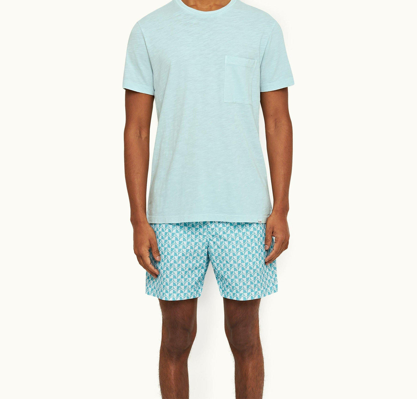 OB Classic Classic Fit Garment-Dye Organic Cotton T-Shirt | Clear Sky