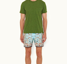OB Classic Crew Neck Garment Dye Cotton T-Shirt | Conifer