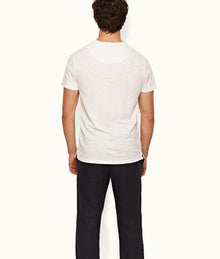 OB Classic Tee Classic Fit Crewneck Garment Dye Cotton T-Shirt | White Sand