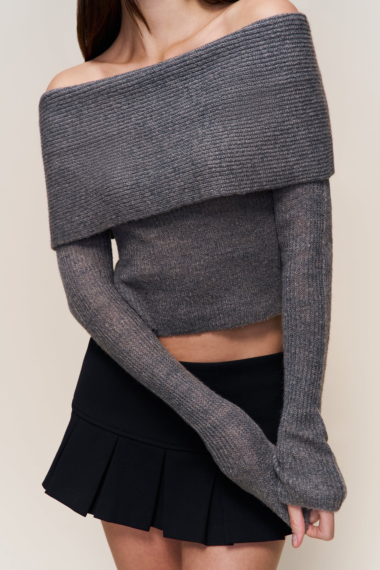 Womens | Marlowe Top | Night Grey