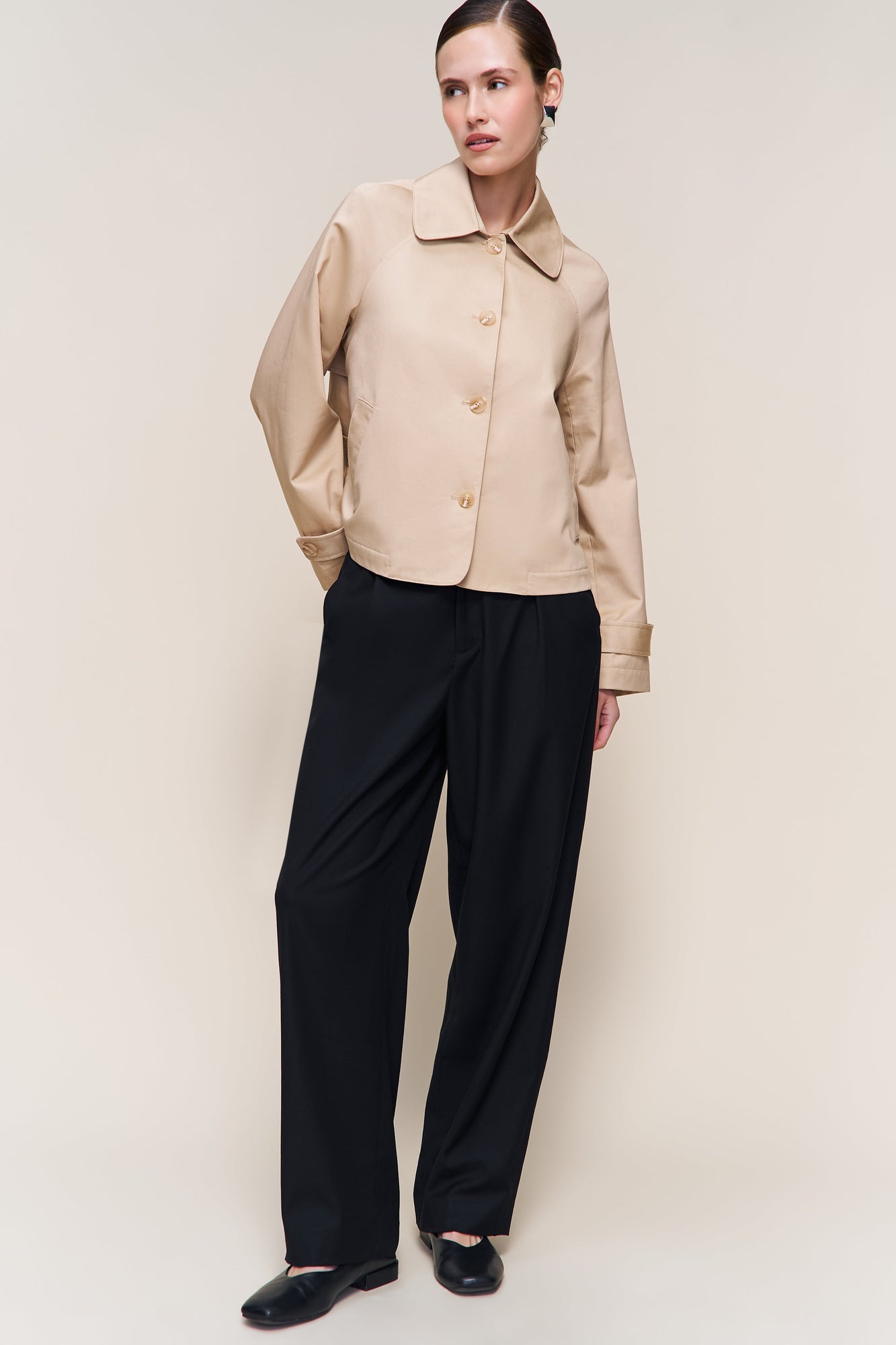 Womens | Romeo Trench Coat | Taupe