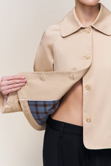 Womens | Romeo Trench Coat | Taupe