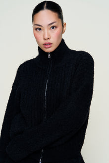 Womens | Mila Zip Up | Black