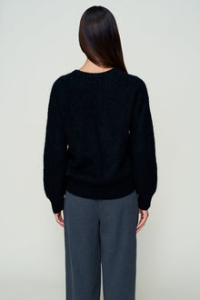 Womens | Bobbie Oversized Wool Jumper | Black