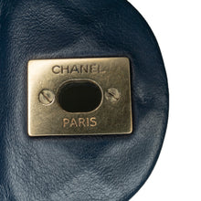 Chanel | Pre-Owned CC Quilted Lambskin Double Flap | Blue/Navy