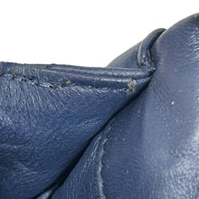 Chanel | Pre-Owned CC Quilted Lambskin Double Flap | Blue/Navy