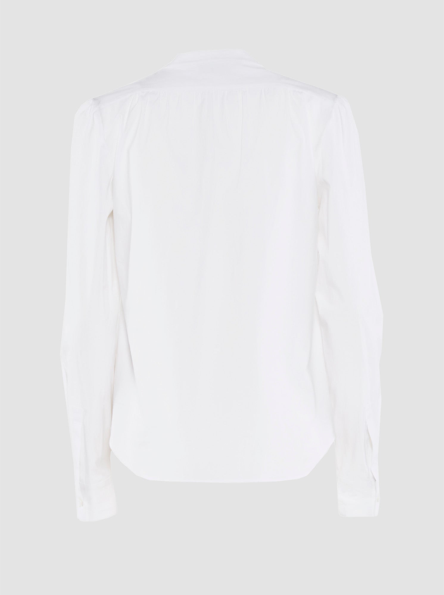 Olympia Poplin Blouse | White